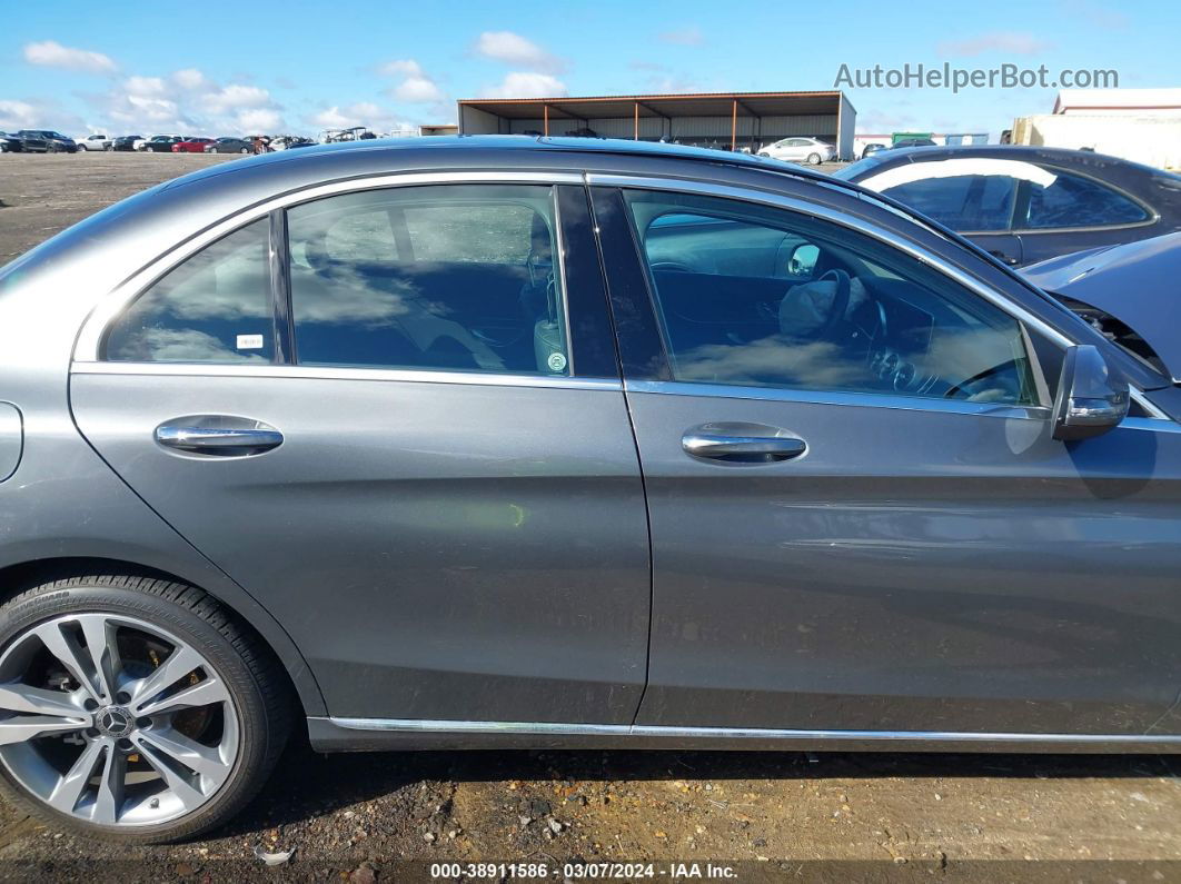 2019 Mercedes-benz C 300   Gray vin: WDDWF8DB5KR483119