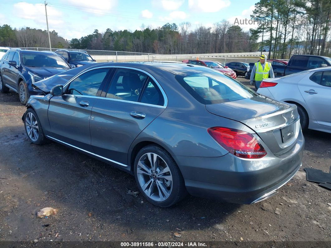 2019 Mercedes-benz C 300   Серый vin: WDDWF8DB5KR483119