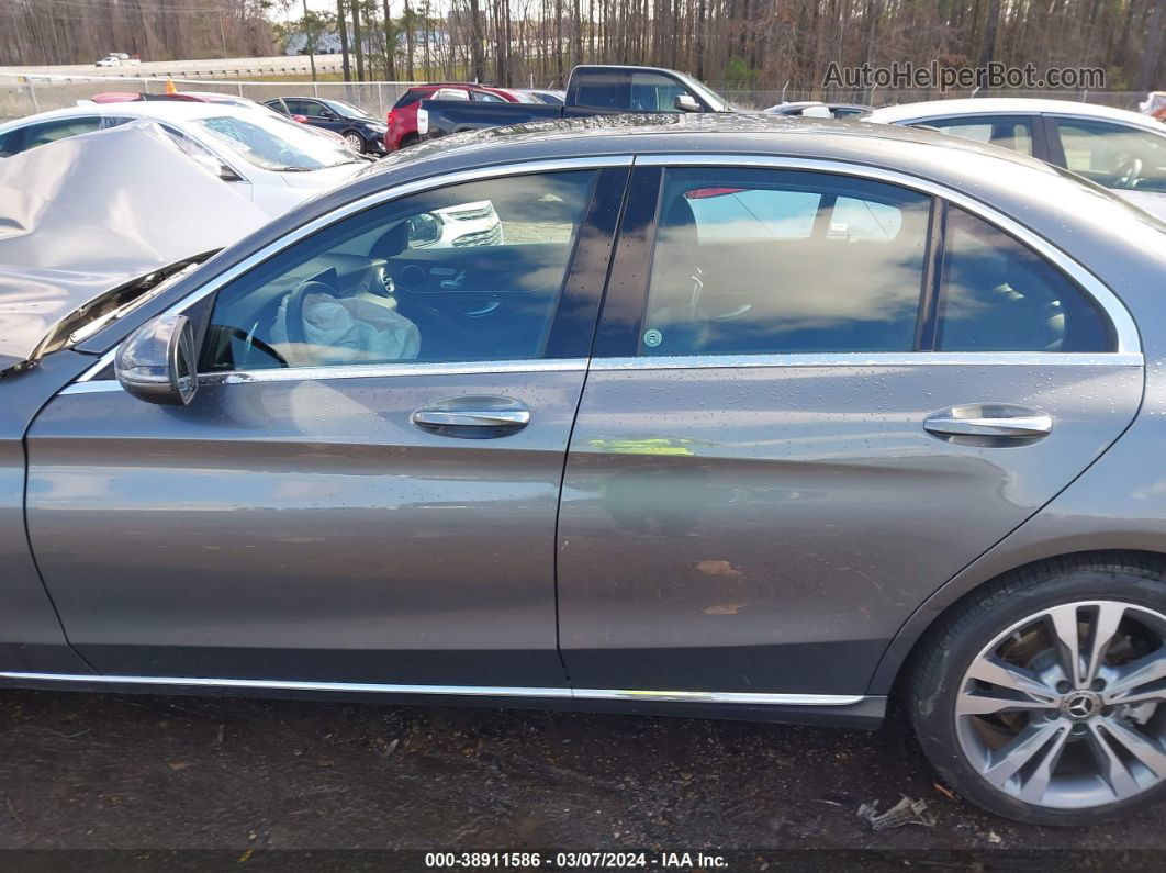 2019 Mercedes-benz C 300   Gray vin: WDDWF8DB5KR483119