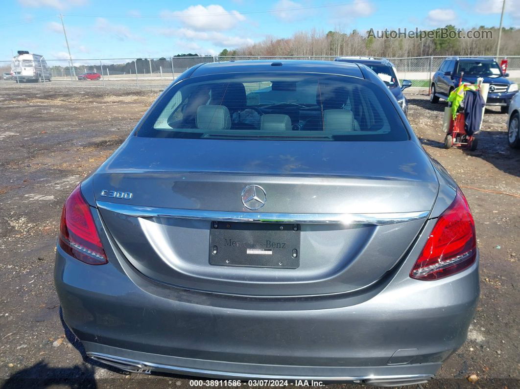 2019 Mercedes-benz C 300   Gray vin: WDDWF8DB5KR483119