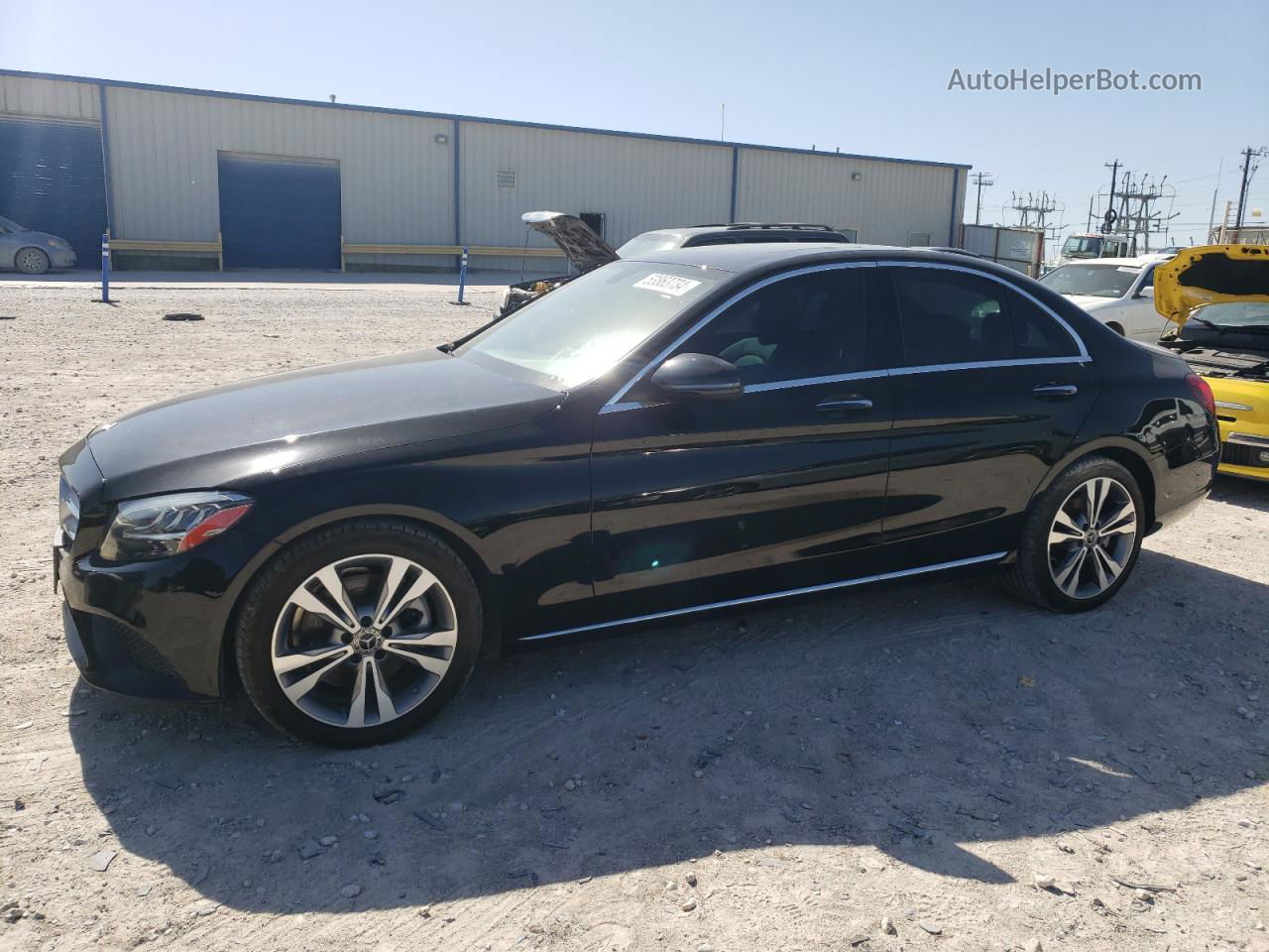 2019 Mercedes-benz C 300 Black vin: WDDWF8DB6KR458035