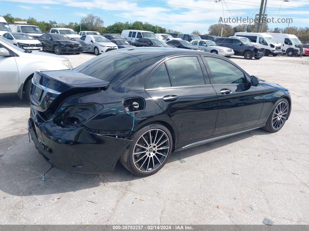 2019 Mercedes-benz C 300   Black vin: WDDWF8DB7KR483087