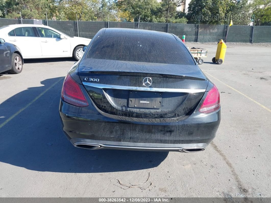 2019 Mercedes-benz C 300   Black vin: WDDWF8DB7KR483509