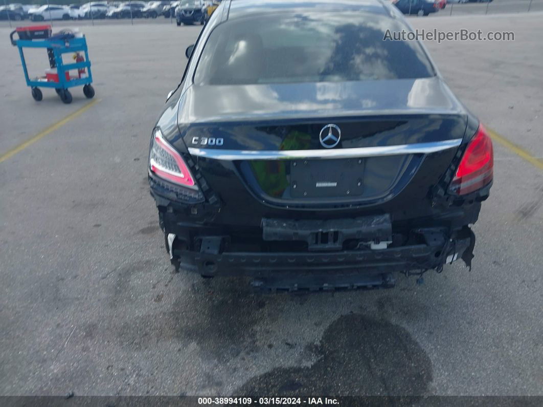 2019 Mercedes-benz C 300   Black vin: WDDWF8DB7KR501247