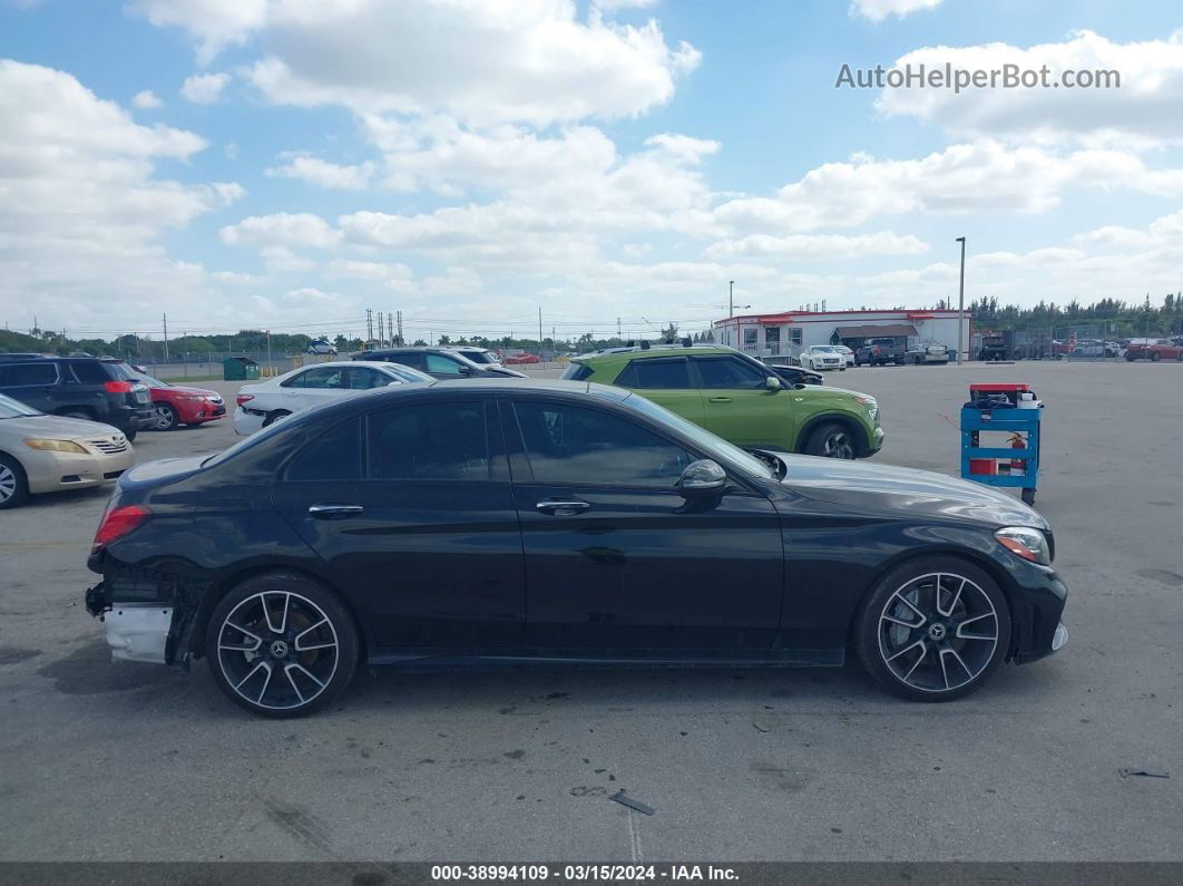 2019 Mercedes-benz C 300   Black vin: WDDWF8DB7KR501247