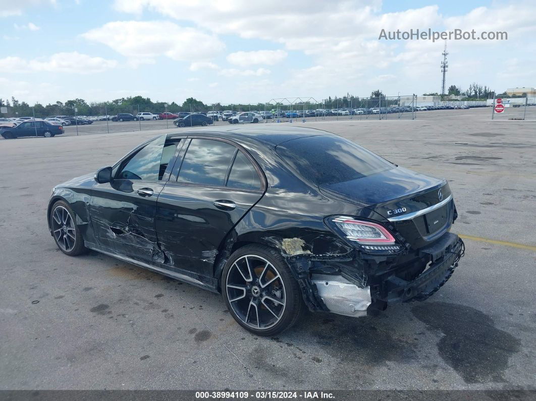 2019 Mercedes-benz C 300   Black vin: WDDWF8DB7KR501247