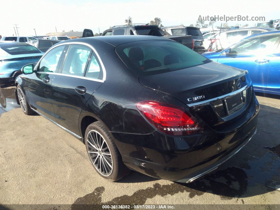 2019 Mercedes-benz C-class C 300 Black vin: WDDWF8DB8KR515707