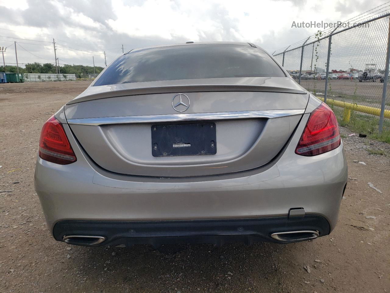 2019 Mercedes-benz C 300 Gray vin: WDDWF8DB9KR458093