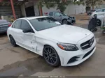 2019 Mercedes-benz C-class C 300 White vin: WDDWF8DB9KR458353