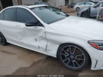 2019 Mercedes-benz C-class C 300 White vin: WDDWF8DB9KR458353