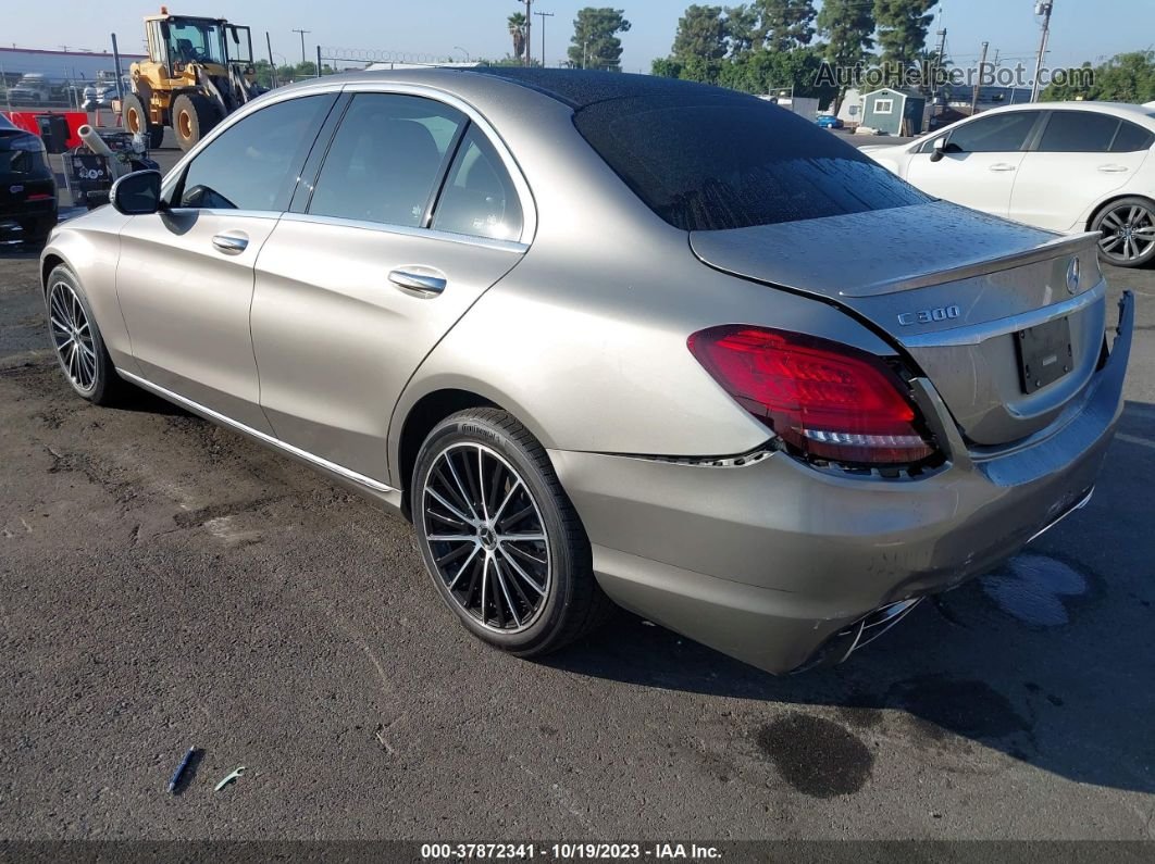 2019 Mercedes-benz C-class C 300 Champagne vin: WDDWF8DB9KR518390