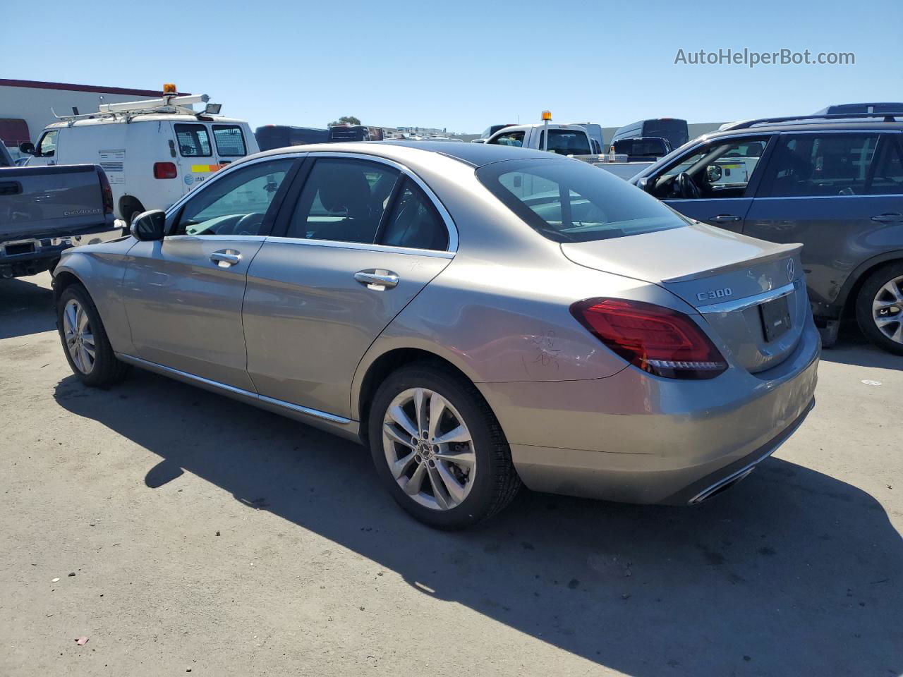 2019 Mercedes-benz C 300 4matic Gray vin: WDDWF8EB0KR484127