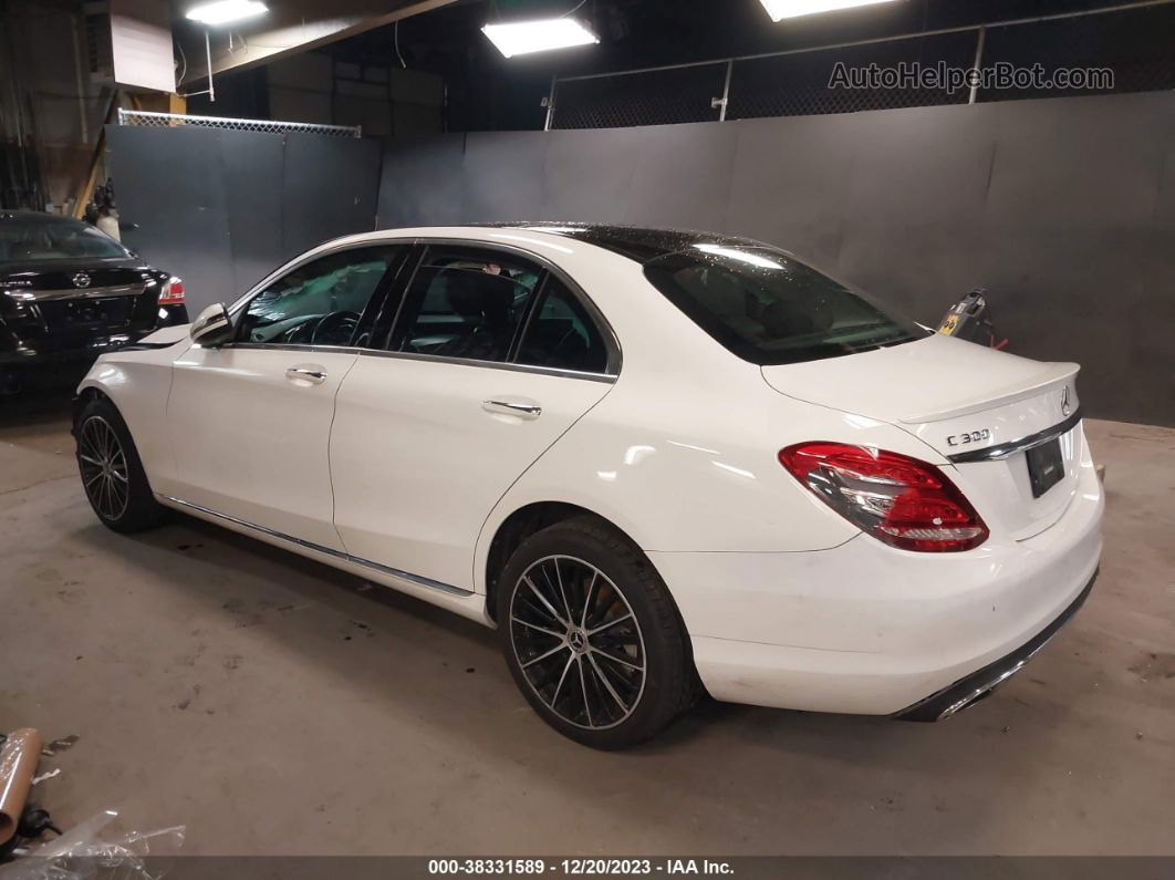 2019 Mercedes-benz C 300 4matic White vin: WDDWF8EB1KR500707