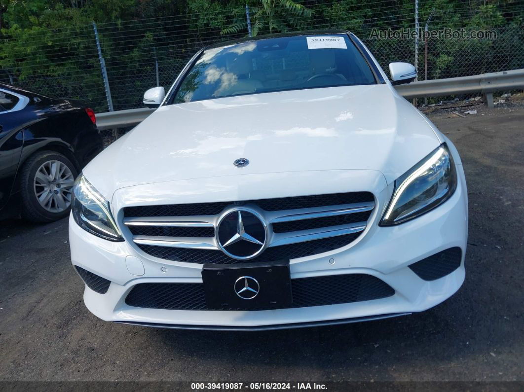 2019 Mercedes-benz C 300 4matic White vin: WDDWF8EB1KR515191