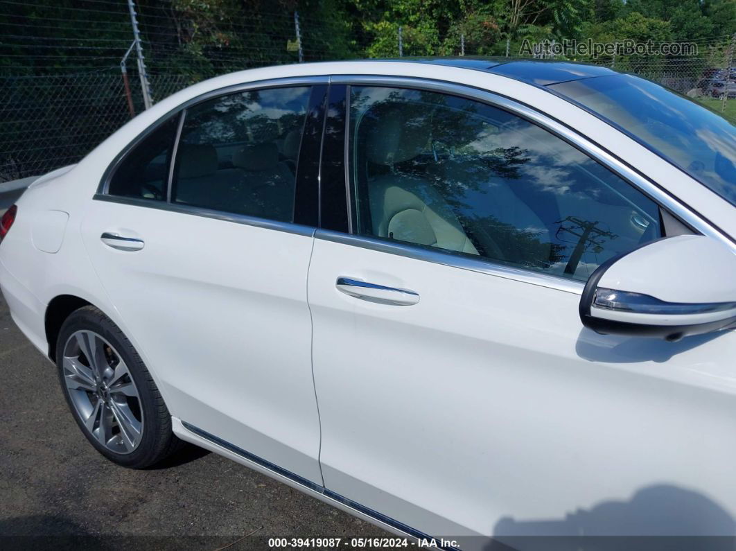 2019 Mercedes-benz C 300 4matic White vin: WDDWF8EB1KR515191