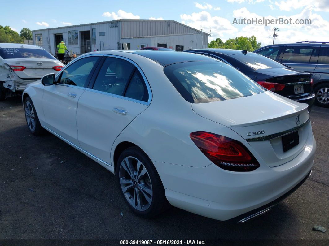 2019 Mercedes-benz C 300 4matic White vin: WDDWF8EB1KR515191