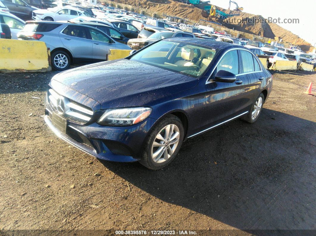 2019 Mercedes-benz C 300 4matic Blue vin: WDDWF8EB2KR518861