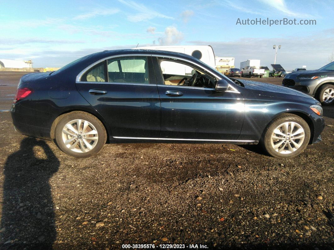 2019 Mercedes-benz C 300 4matic Blue vin: WDDWF8EB2KR518861