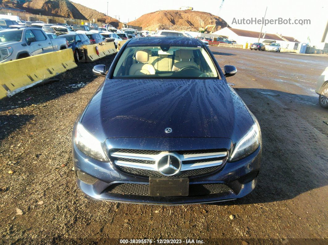 2019 Mercedes-benz C 300 4matic Blue vin: WDDWF8EB2KR518861