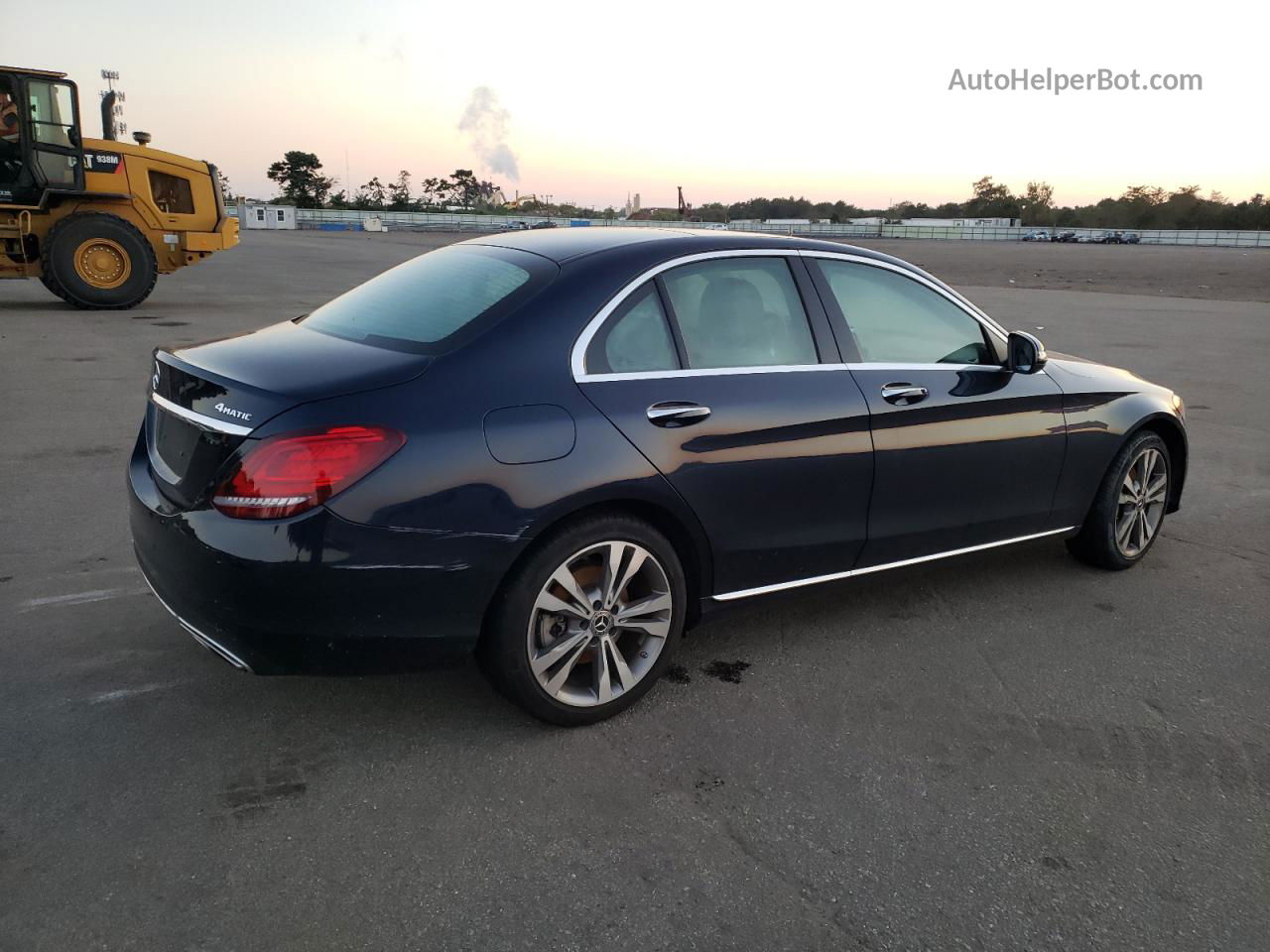 2019 Mercedes-benz C 300 4matic Blue vin: WDDWF8EB3KR481917