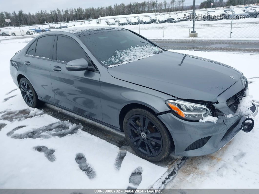 2019 Mercedes-benz C 300 4matic Gray vin: WDDWF8EB5KR479537