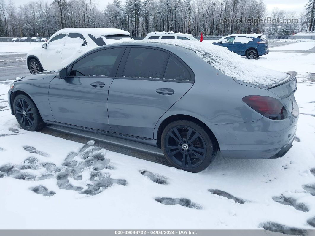 2019 Mercedes-benz C 300 4matic Серый vin: WDDWF8EB5KR479537