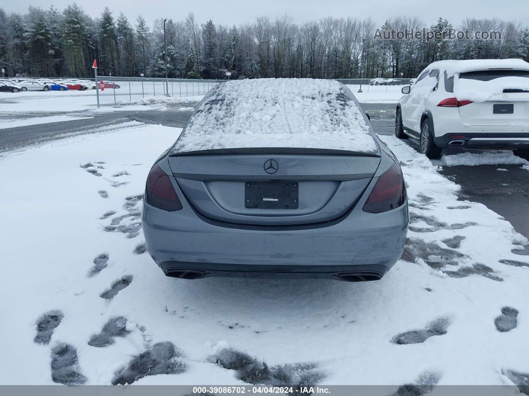 2019 Mercedes-benz C 300 4matic Серый vin: WDDWF8EB5KR479537