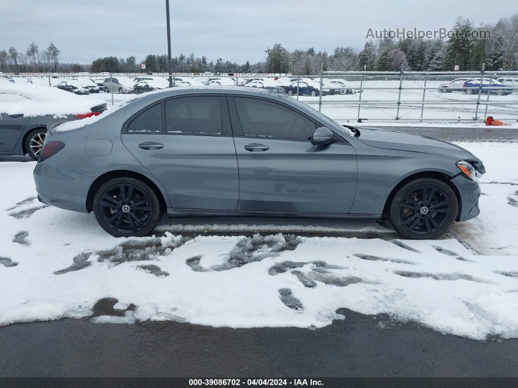 2019 Mercedes-benz C 300 4matic Серый vin: WDDWF8EB5KR479537