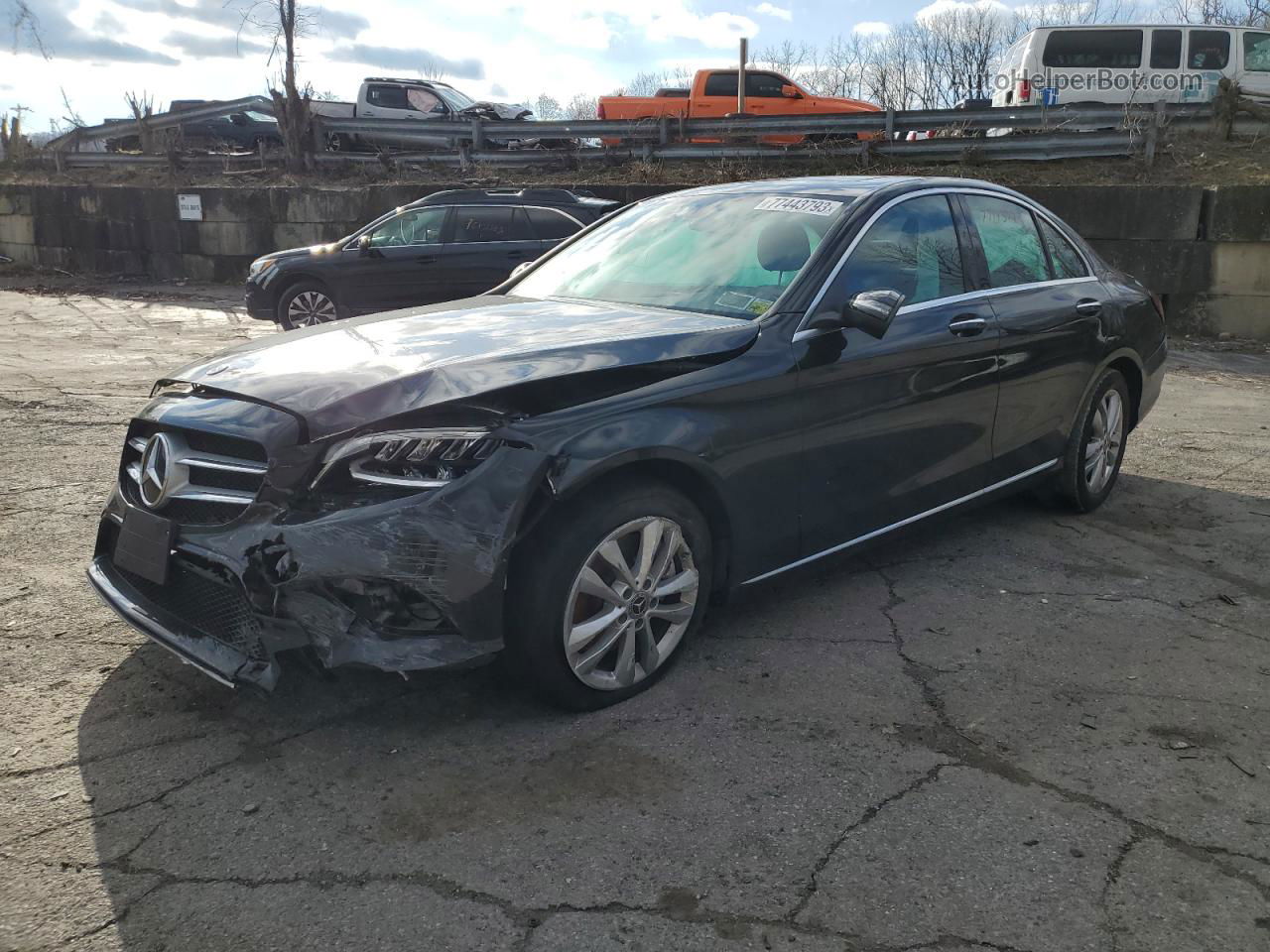 2019 Mercedes-benz C 300 4matic Черный vin: WDDWF8EB6KR516207