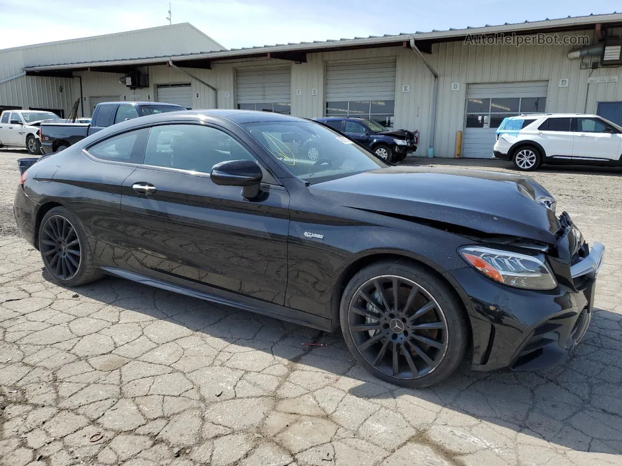 2019 Mercedes-benz C 43 Amg Black vin: WDDWJ6EB1KF840315