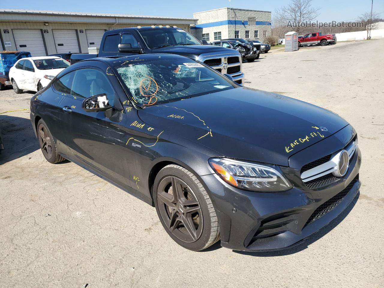 2019 Mercedes-benz C 43 Amg Black vin: WDDWJ6EB2KF793148