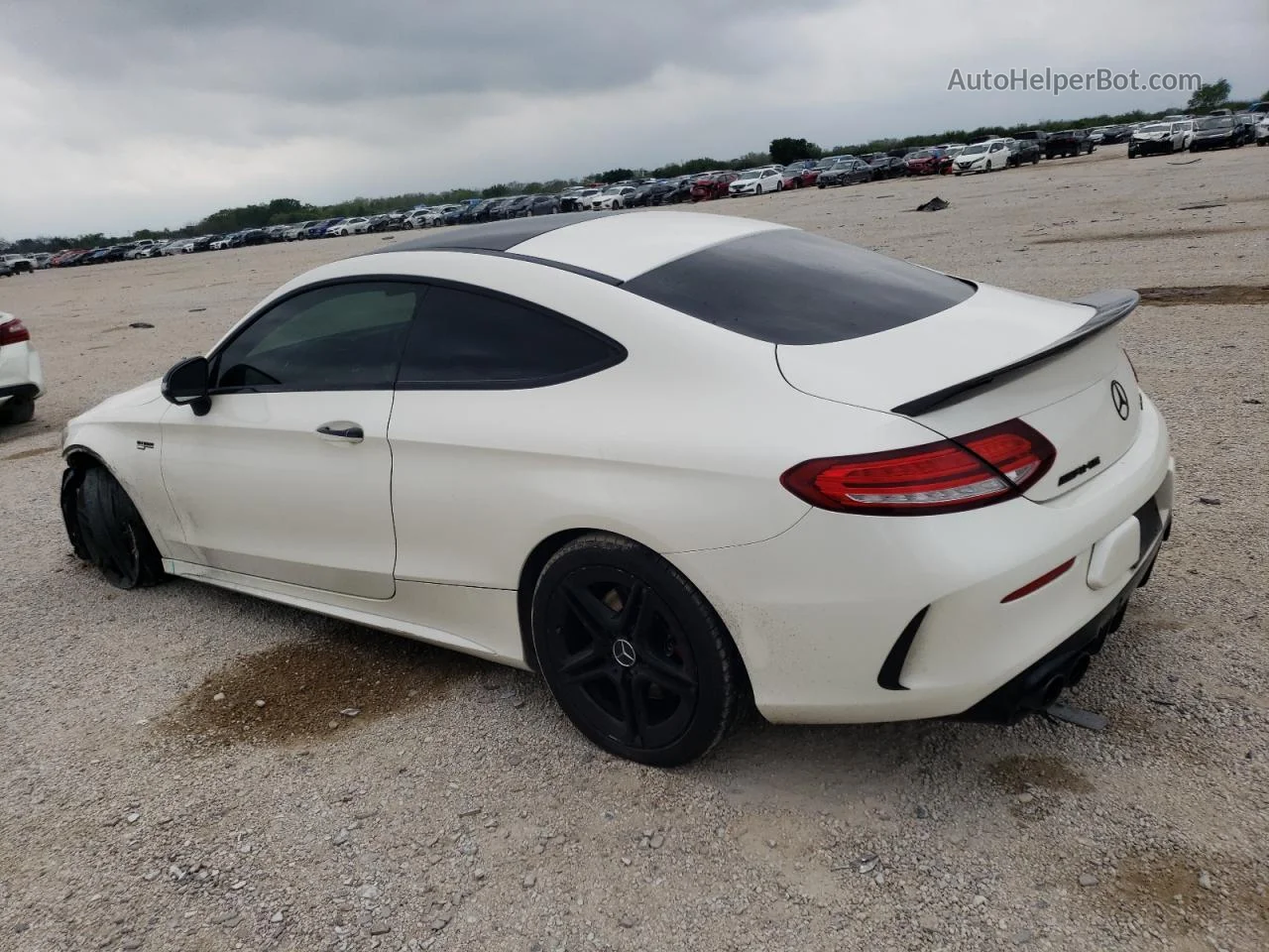 2019 Mercedes-benz C 43 Amg White vin: WDDWJ6EB2KF803824