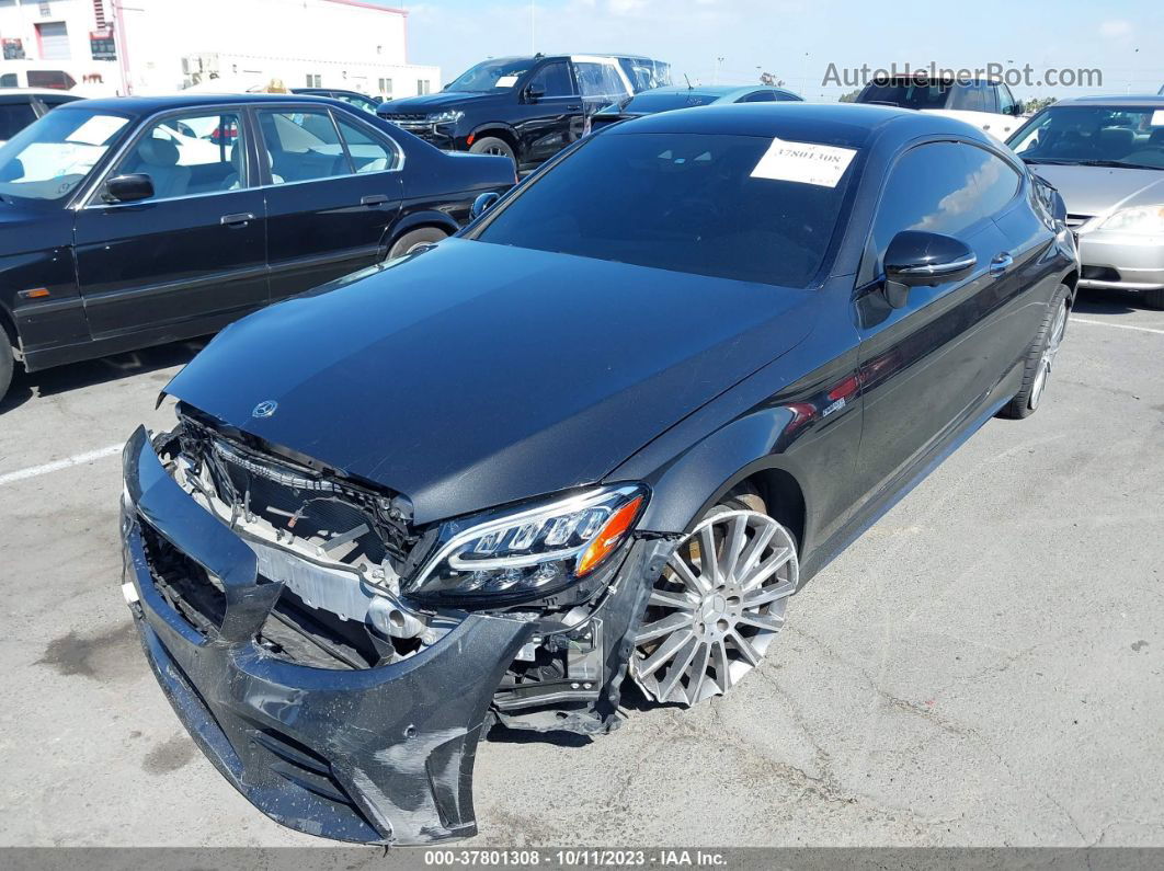 2019 Mercedes-benz C-class Amg C 43 Black vin: WDDWJ6EB5KF868344