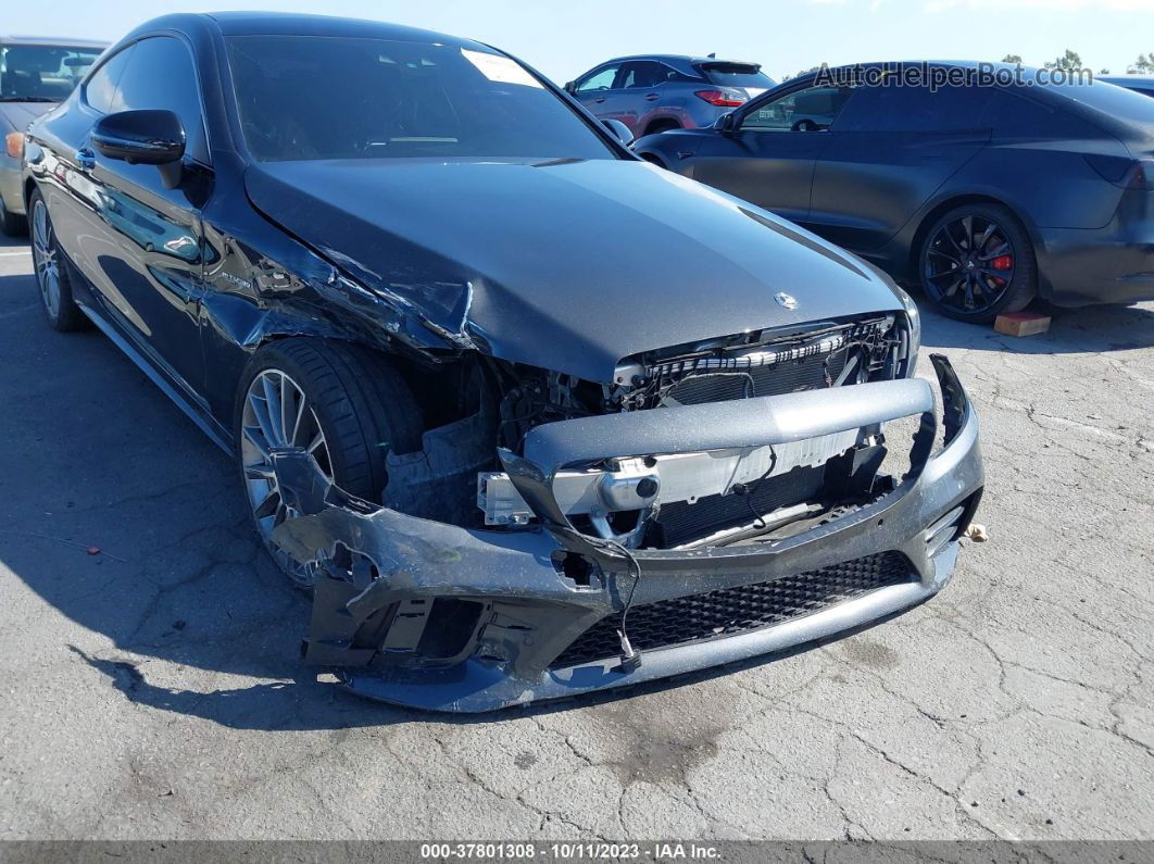 2019 Mercedes-benz C-class Amg C 43 Black vin: WDDWJ6EB5KF868344