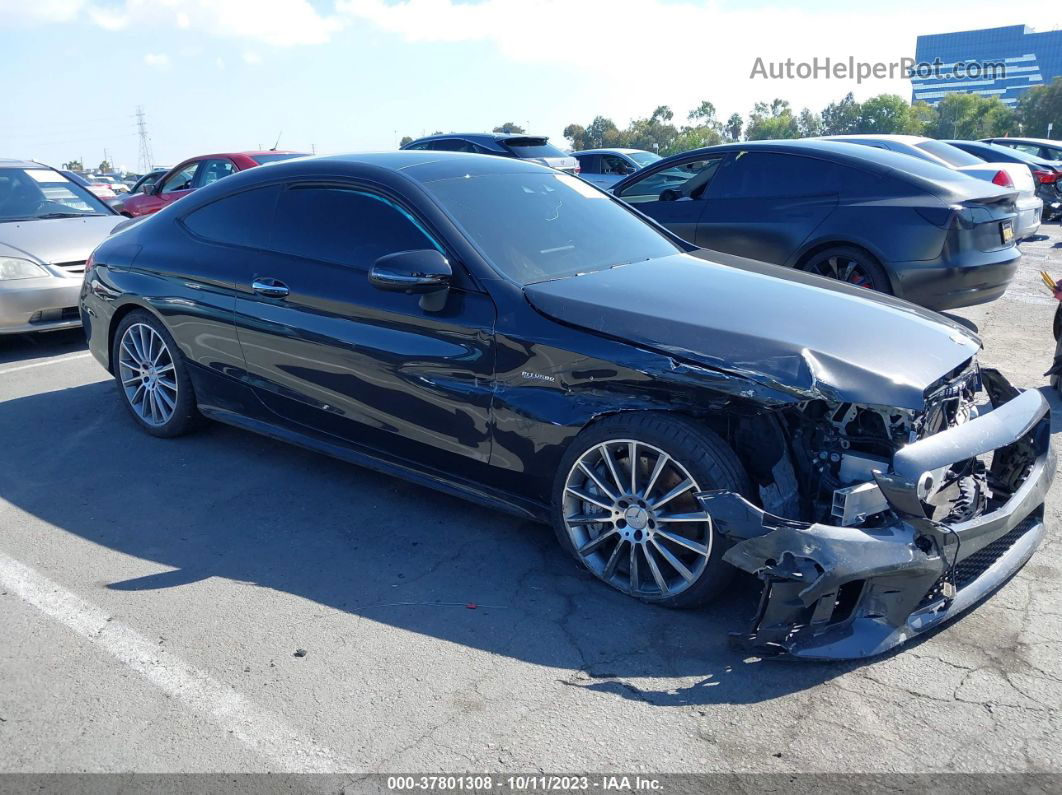 2019 Mercedes-benz C-class Amg C 43 Black vin: WDDWJ6EB5KF868344