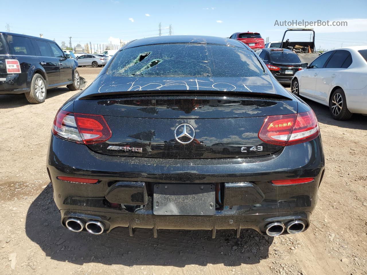 2019 Mercedes-benz C 43 Amg Black vin: WDDWJ6EBXKF806406