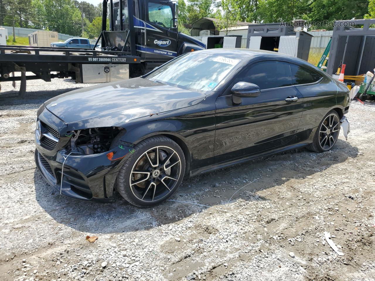 2019 Mercedes-benz C 300 Black vin: WDDWJ8DB1KF811569