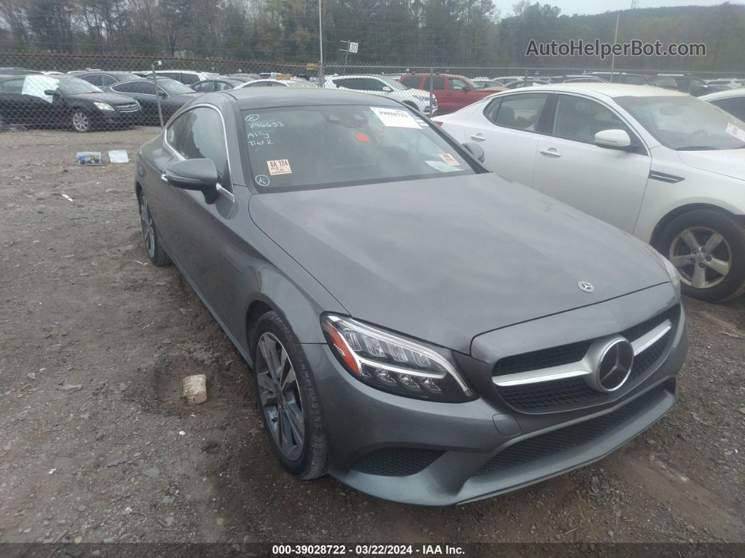 2019 Mercedes-benz C 300   Gray vin: WDDWJ8DB1KF896638