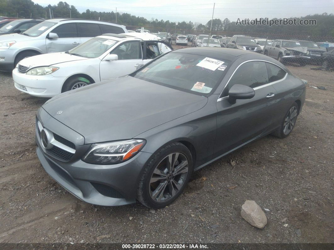 2019 Mercedes-benz C 300   Gray vin: WDDWJ8DB1KF896638