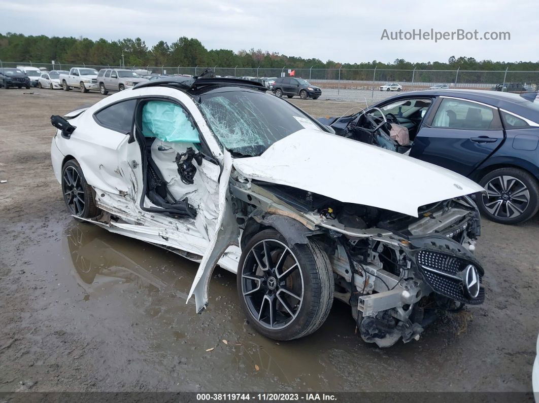 2019 Mercedes-benz C 300   White vin: WDDWJ8DB2KF837159