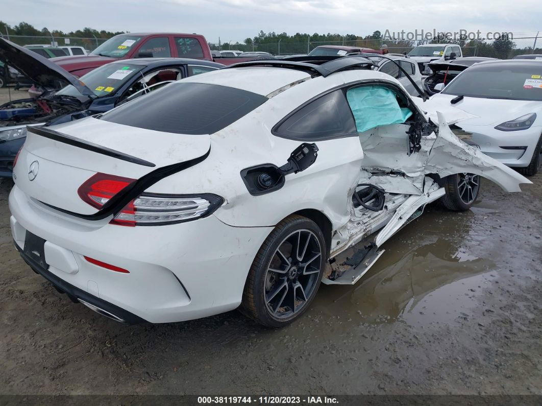 2019 Mercedes-benz C 300   White vin: WDDWJ8DB2KF837159