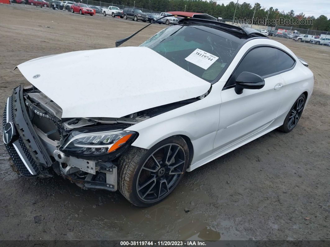 2019 Mercedes-benz C 300   White vin: WDDWJ8DB2KF837159