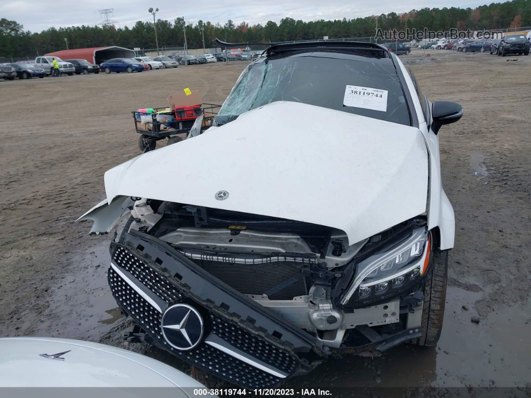 2019 Mercedes-benz C 300   White vin: WDDWJ8DB2KF837159