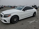 2019 Mercedes-benz C 300 White vin: WDDWJ8DB3KF826865