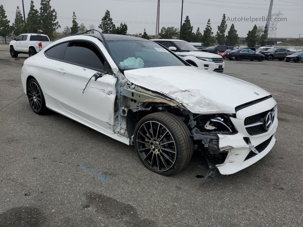 2019 Mercedes-benz C 300 White vin: WDDWJ8DB3KF826865