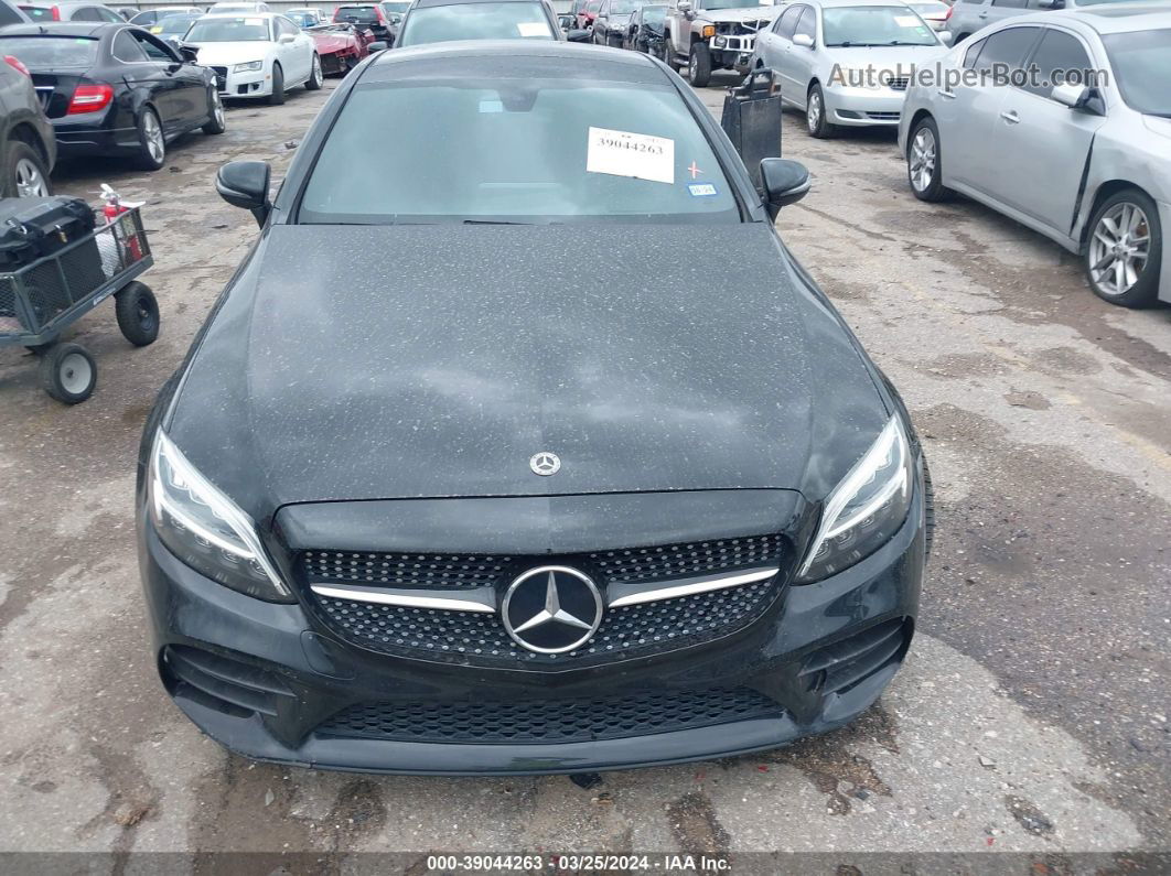 2019 Mercedes-benz C 300   Black vin: WDDWJ8DB4KF802140