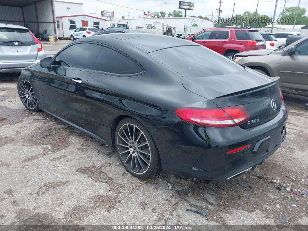 2019 Mercedes-benz C 300   Black vin: WDDWJ8DB4KF802140