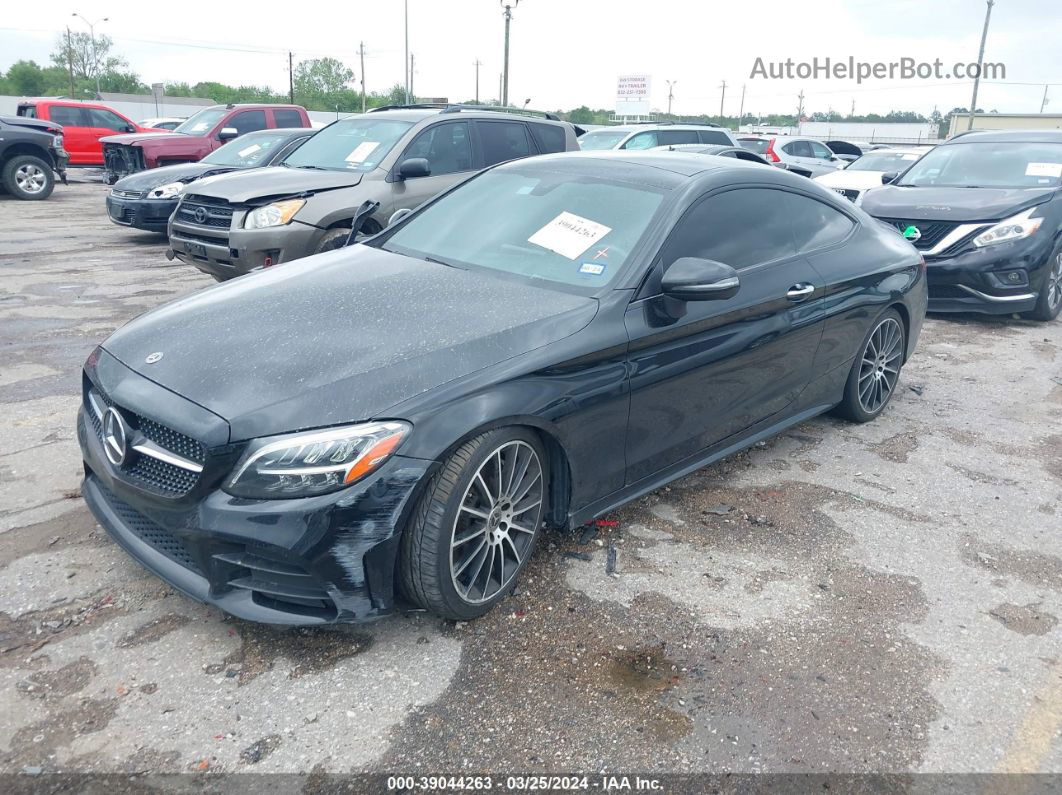 2019 Mercedes-benz C 300   Black vin: WDDWJ8DB4KF802140