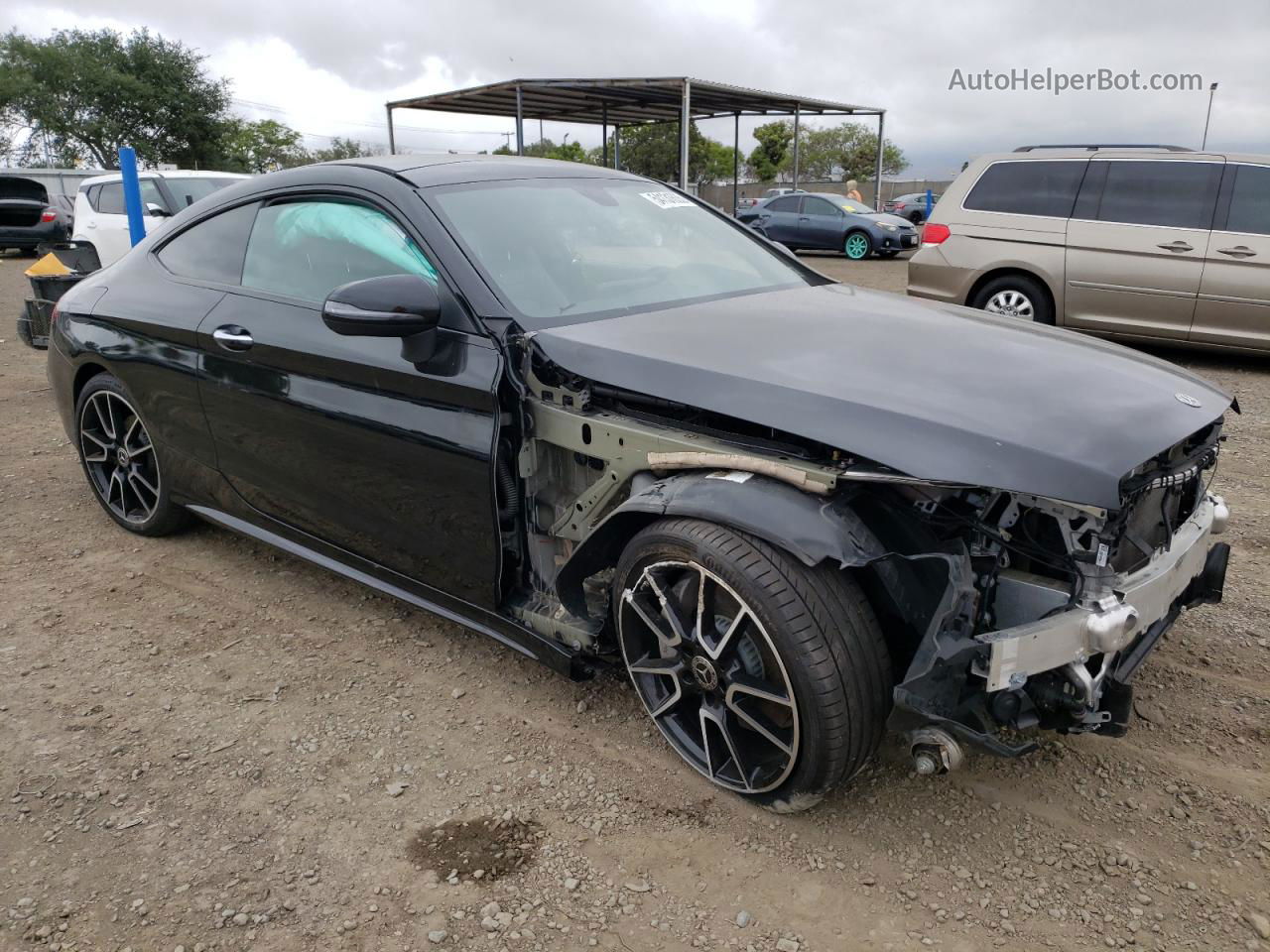 2019 Mercedes-benz C 300 Black vin: WDDWJ8DB4KF863617