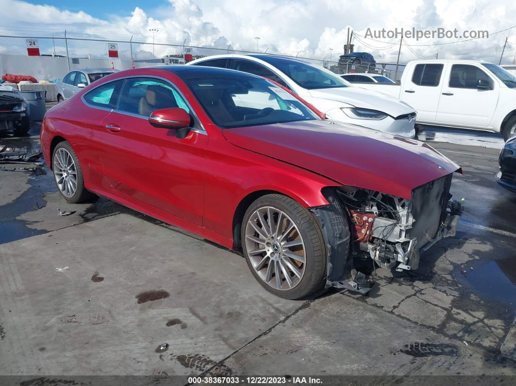 2019 Mercedes-benz C 300   Burgundy vin: WDDWJ8DB8KF832337